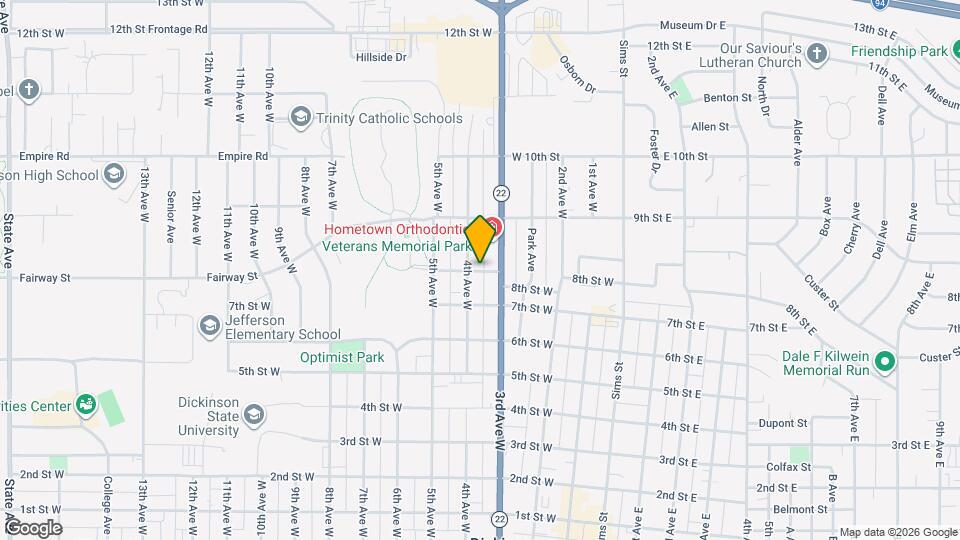 366 W 8th St Map and Location Details