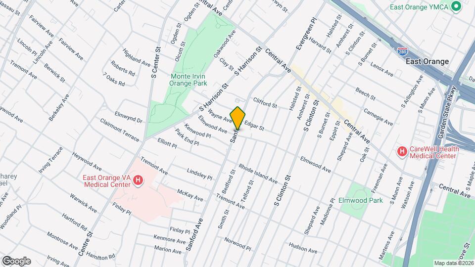 154 Sanford St, Unit 2 Map and Location Details