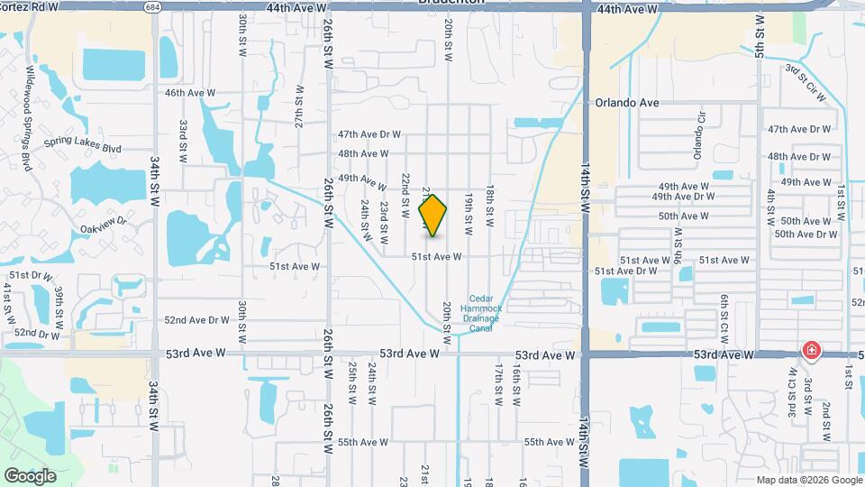 5011 21st St W Map and Location Details