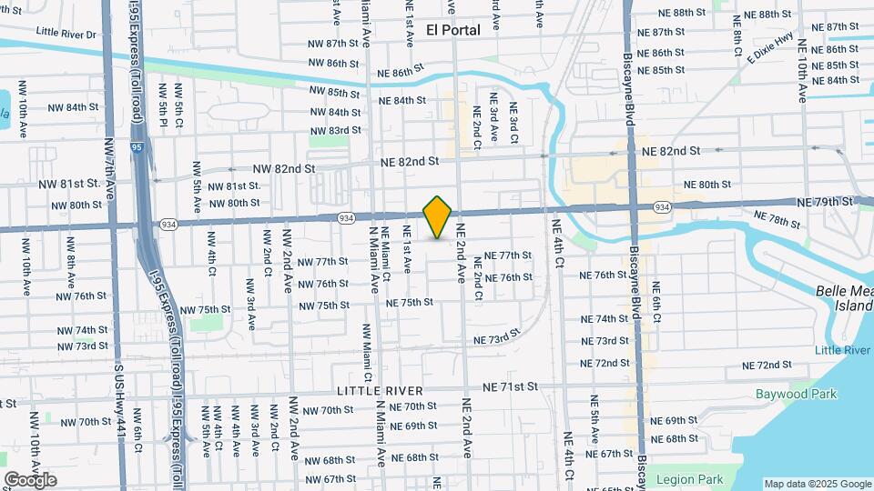 156 NE 78th St Map and Location Details