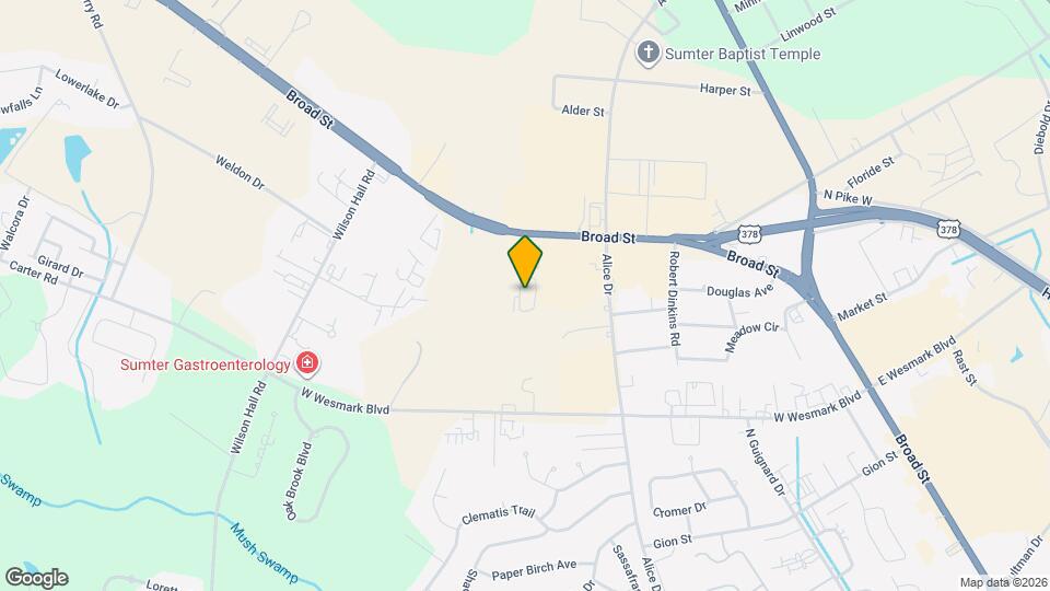 1225 Tryon St Map and Location Details