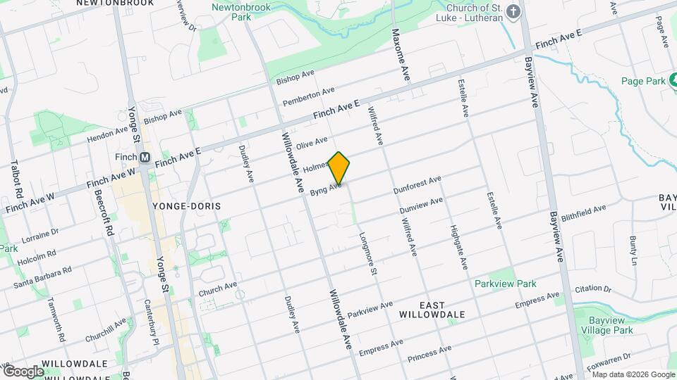 187 Byng Ave Map and Location Details