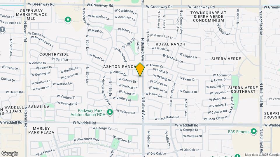 14443 N 147th Dr Map and Location Details