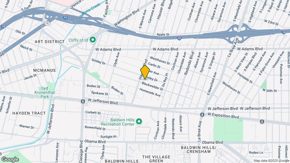 5447 Blackwelder St, Unit 4 Map and Location Details