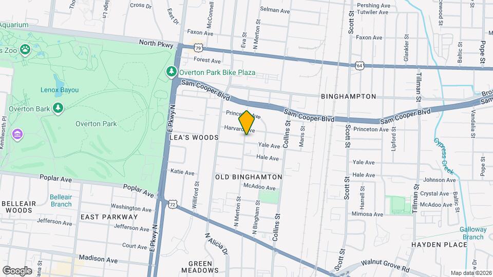 2526 Yale Ave Map and Location Details