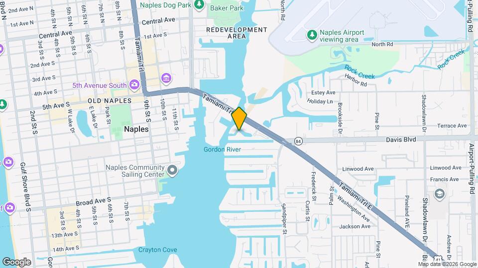 The Residences at Naples Bay Resort Map and Location Details