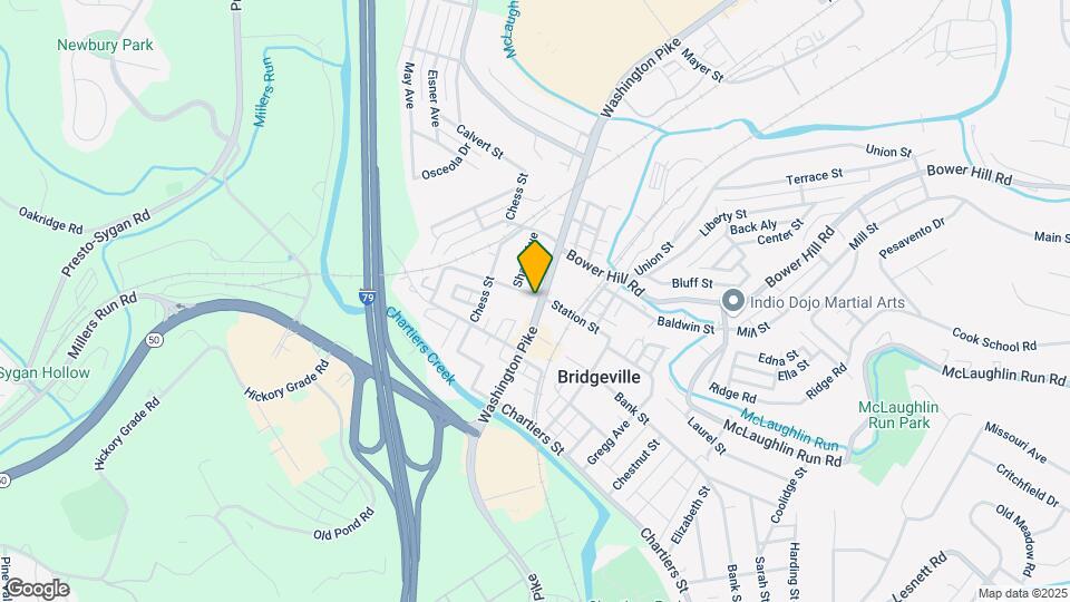 500 Washington Boulevard, Bridgeville, PA Map and Location Details
