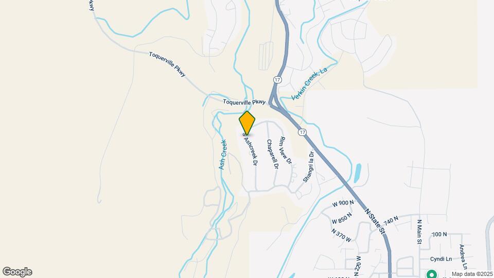 1545 S Ash Creek Dr Map and Location Details