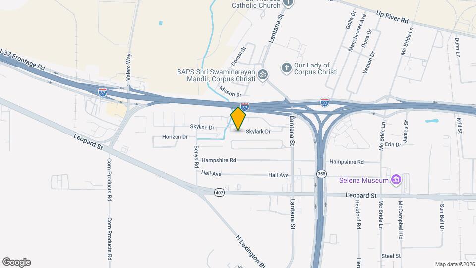 5825 Skylark Dr Map and Location Details