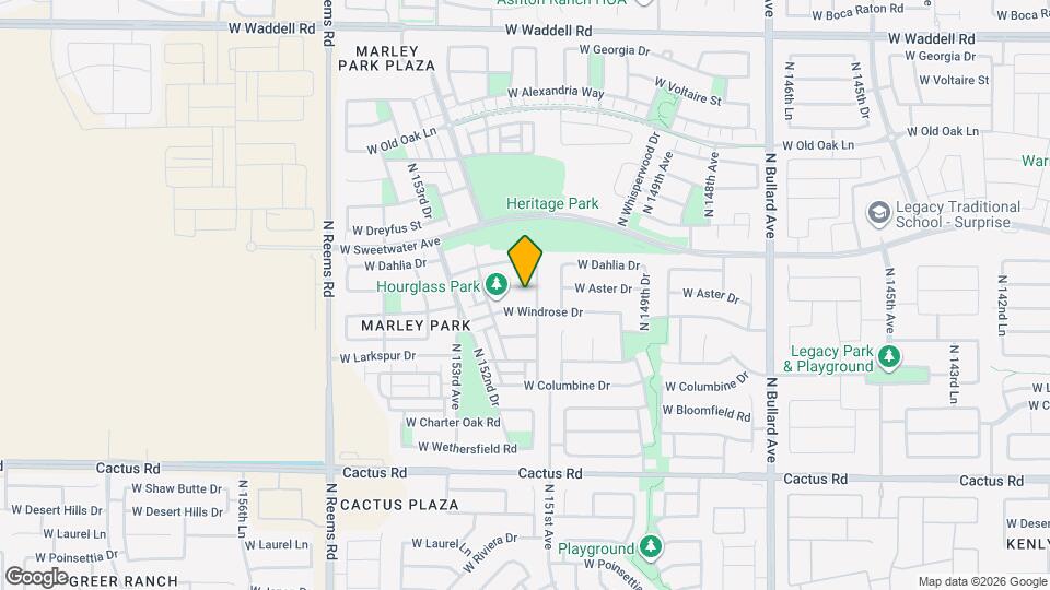 15125 W Aster Dr Mapa y Detalles de la Ubicación