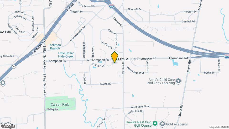 5503 Orth Ct Map and Location Details