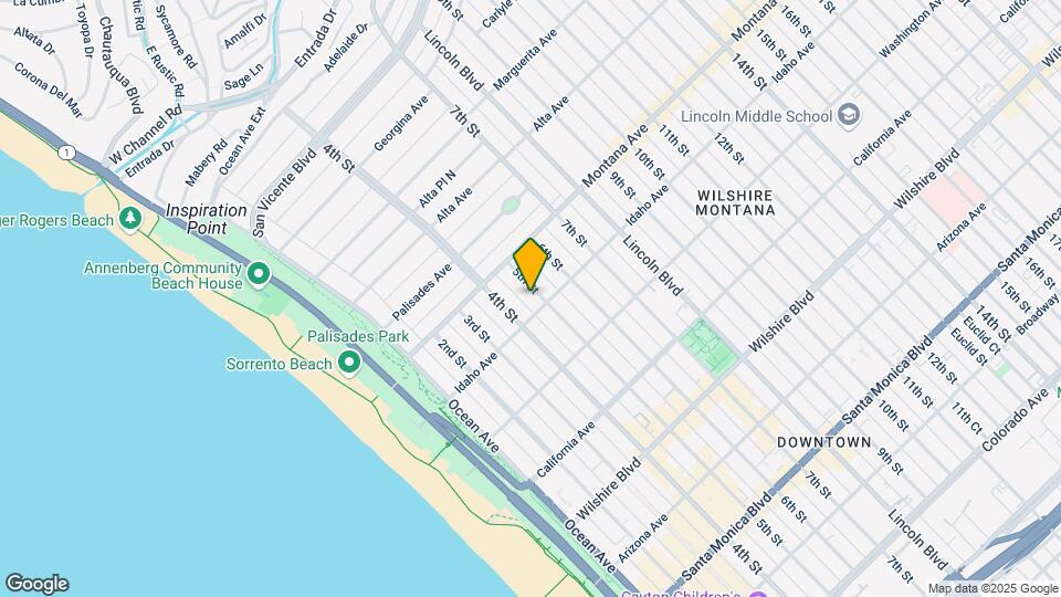 848 5th St Santa Monica, CA 90403 Map and Location Details