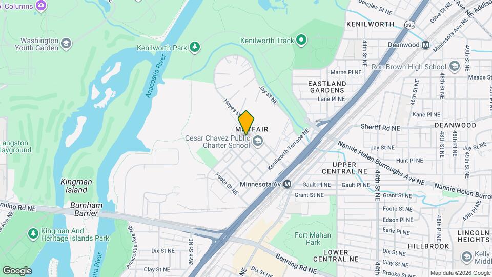 751 Anacostia Ave NE Map and Location Details