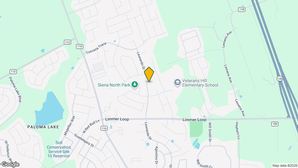 6825 Leonardo Dr Map and Location Details