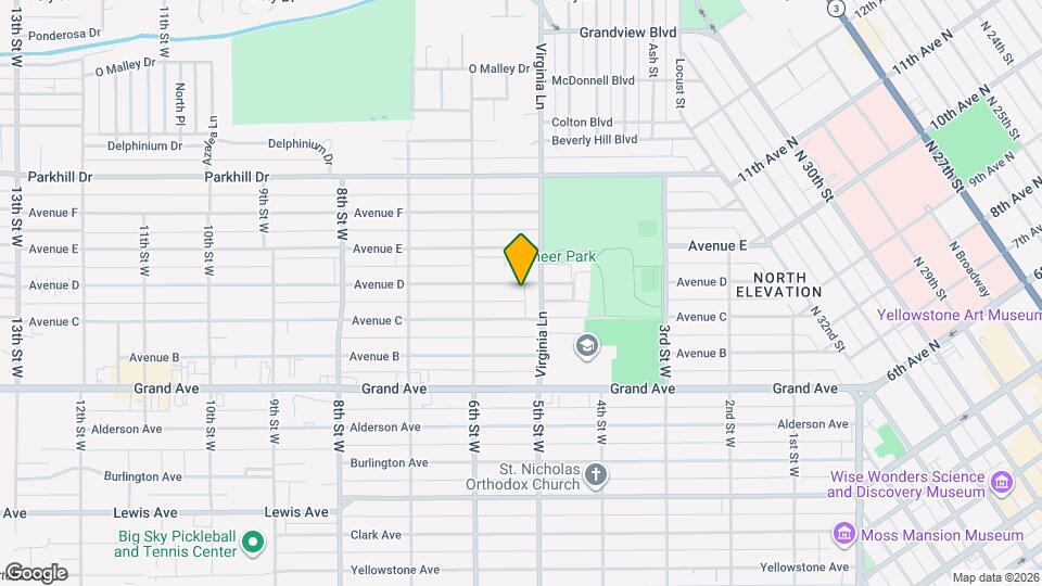 514 Avenue D Map and Location Details