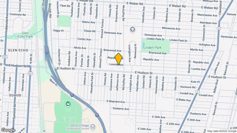 1045 Loretta Ave Map and Location Details