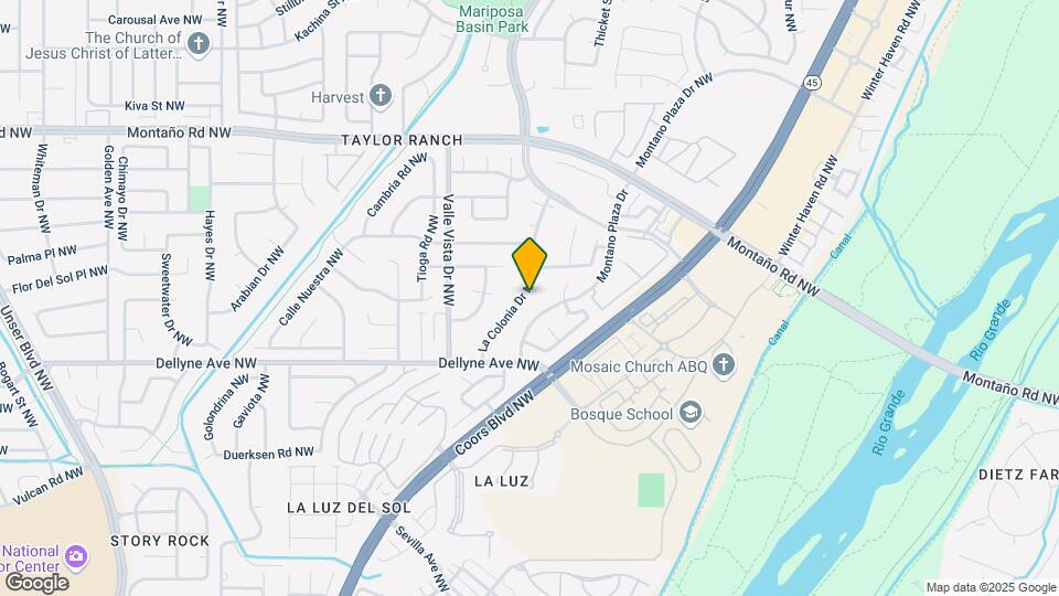 5346 La Colonia Dr NW Map and Location Details