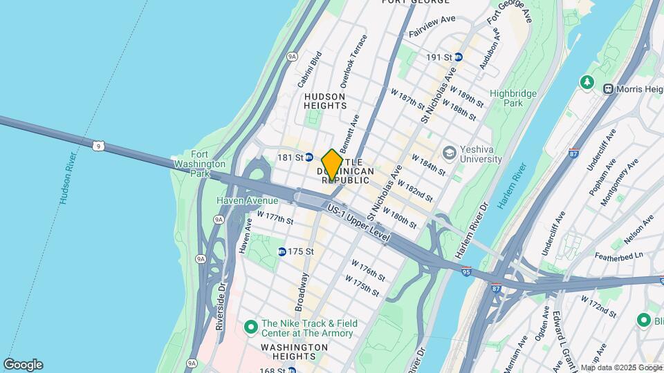 700 W 180th Mapa y Detalles de la Ubicación