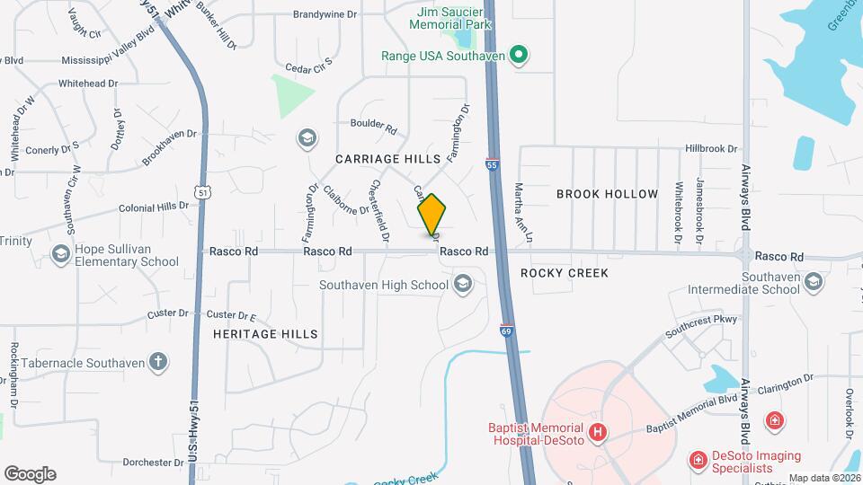 848 Rasco Rd W Map and Location Details