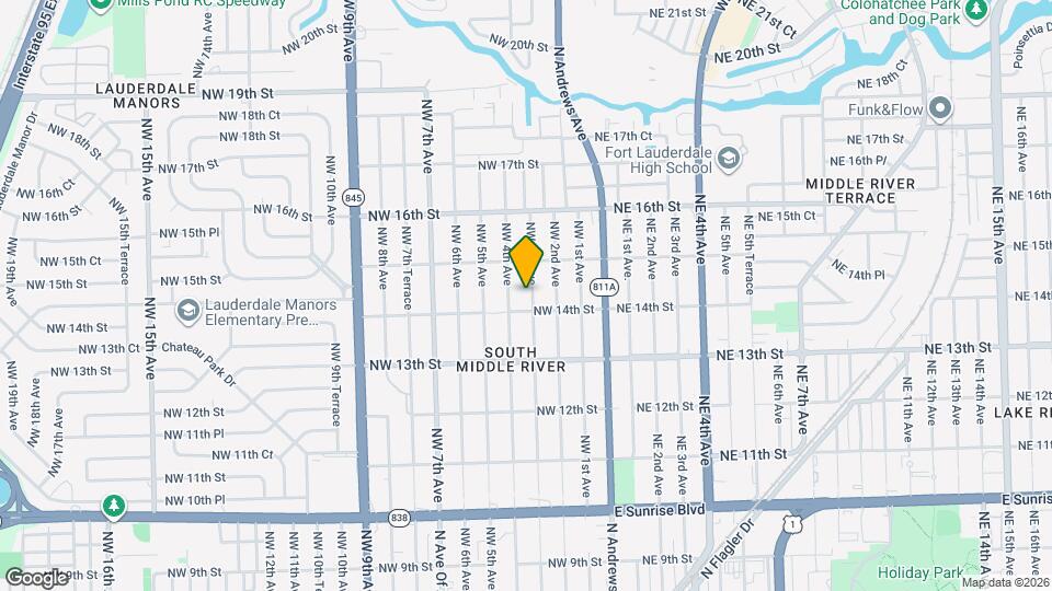 1413 NW 3rd Ave, Unit 1-2 Mapa y Detalles de la Ubicación