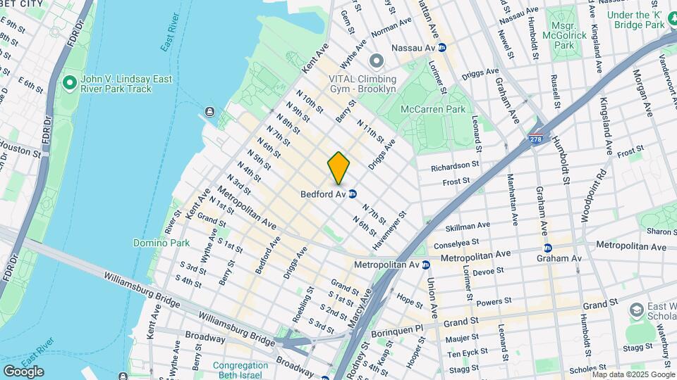 163 N 6th St-Unit -B12 Map and Location Details
