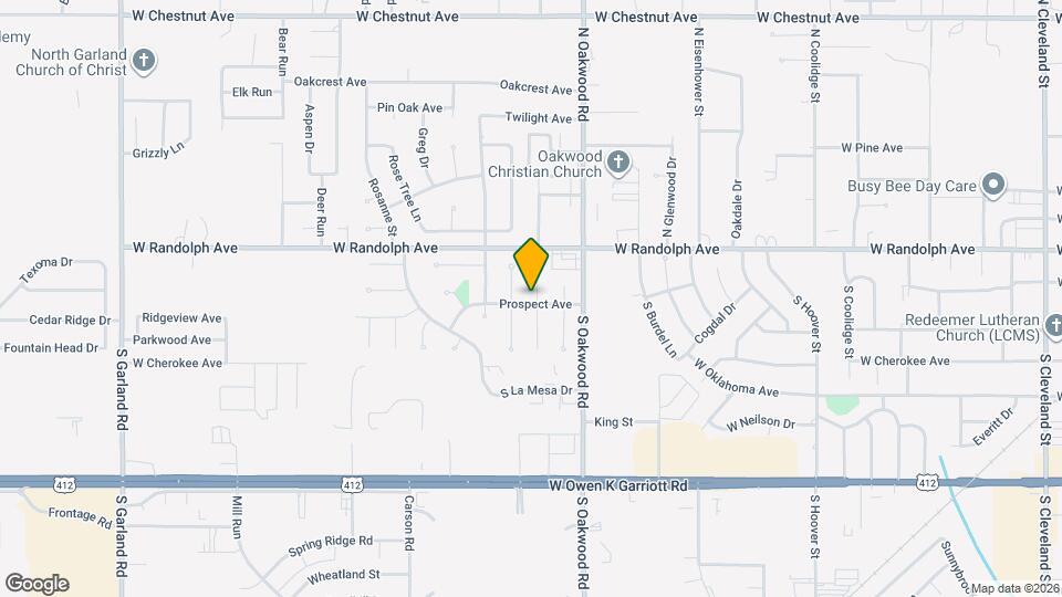 132 N Rimrock Rd Map and Location Details