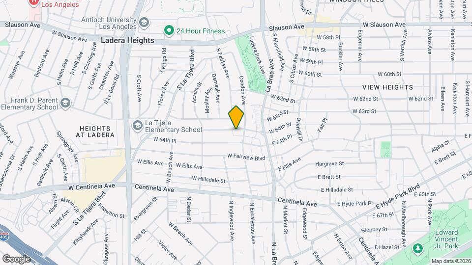 212 W 64th St, Unit A Mapa y Detalles de la Ubicación