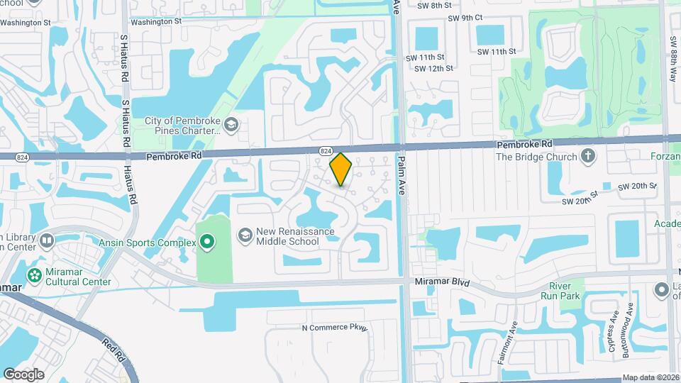 10244 SW 20th St Map and Location Details