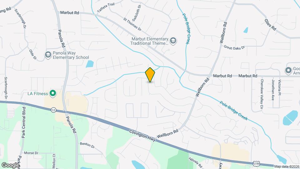 5606 Wellborn Creek Dr Map and Location Details