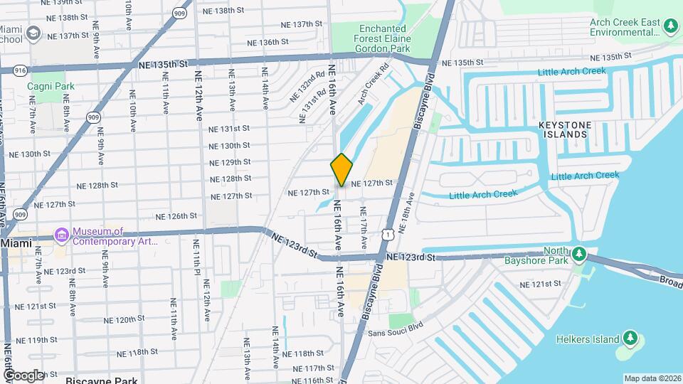 12655 NE 16th Ave, Unit 16 Map and Location Details