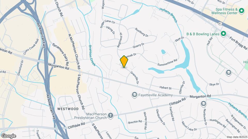 3305 Granville Dr Map and Location Details