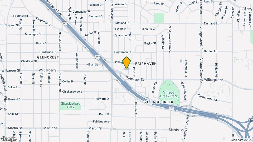 4244 Asbury Ave Map and Location Details