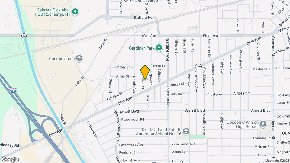 226-228-228 Garfield St Mapa y Detalles de la Ubicación