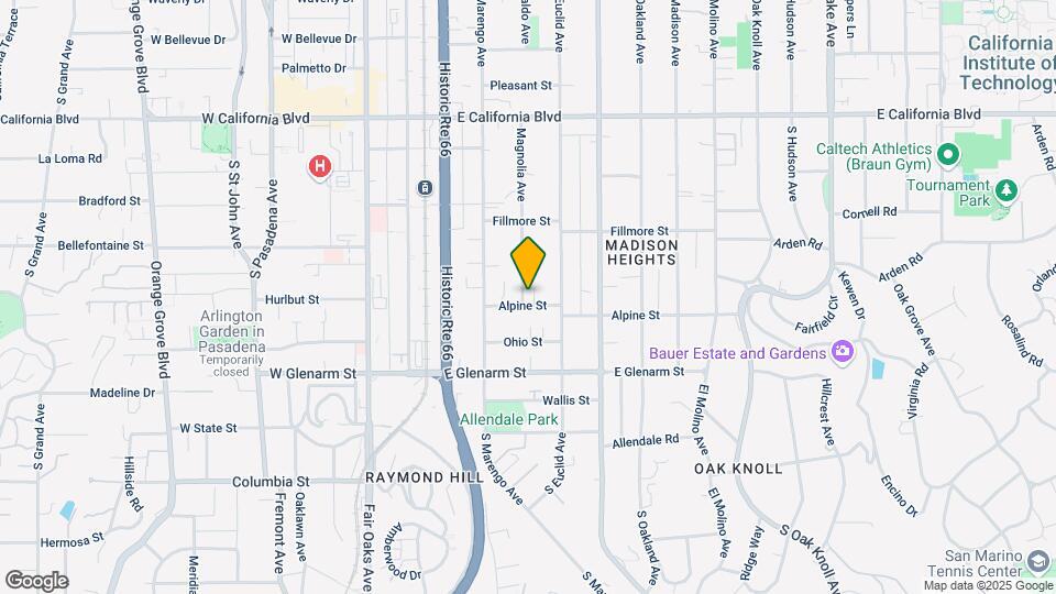 916 Magnolia Ave Map and Location Details