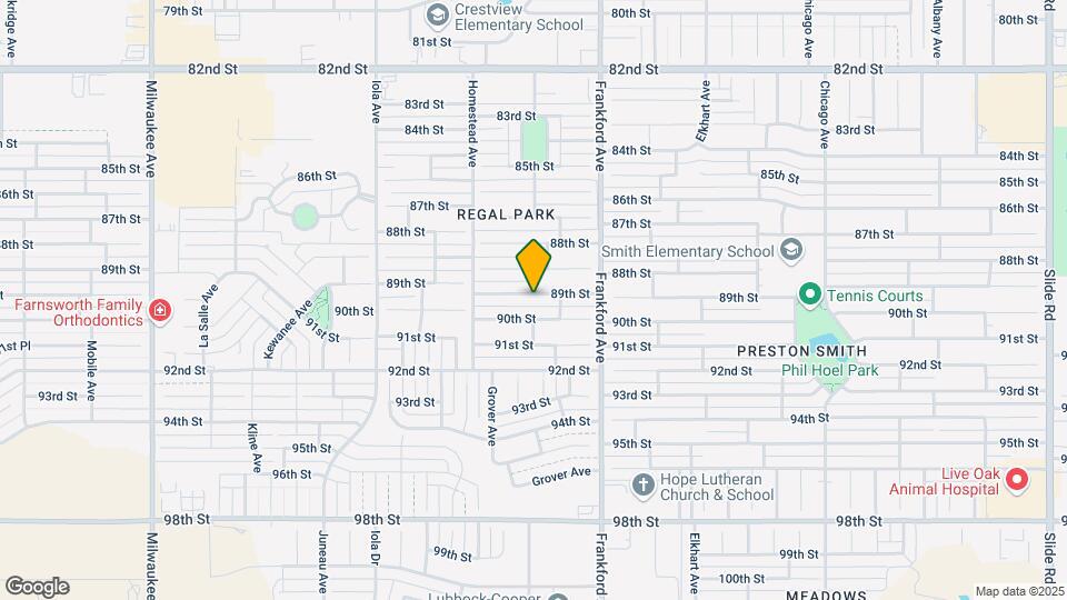 5821 89th St Map and Location Details