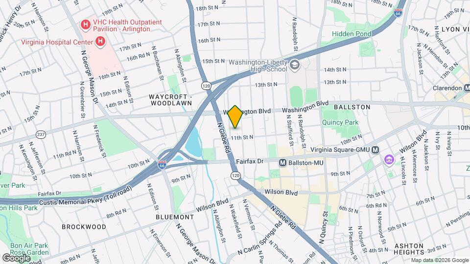 1113 N Vernon St Map and Location Details