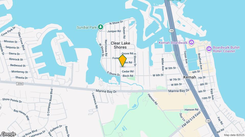 703 Clear Lake Rd Map and Location Details
