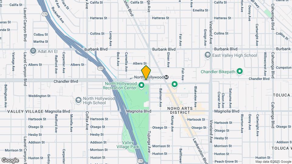 11405 Chandler Blvd Mapa y Detalles de la Ubicación