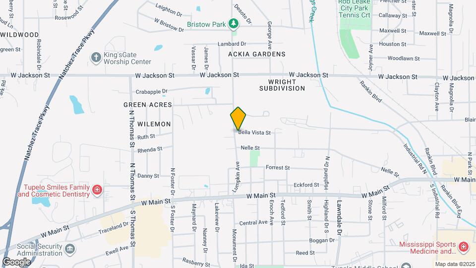 408 Lumpkin Ave Map and Location Details