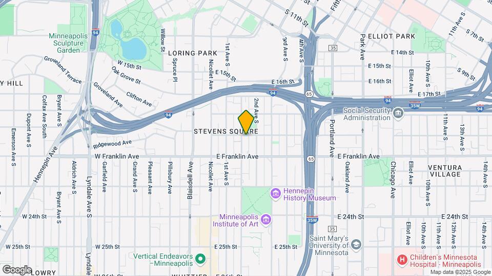 1901 Stevens Ave Mapa y Detalles de la Ubicación