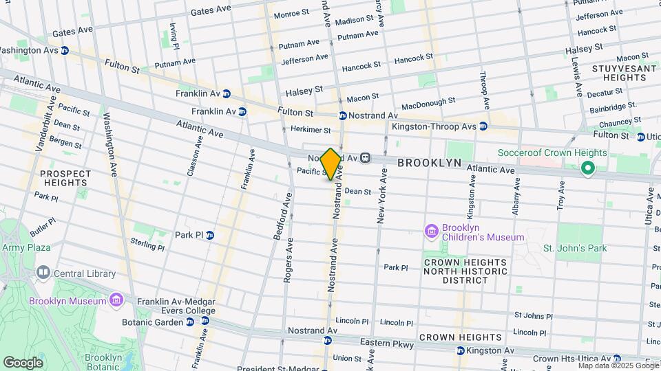 1187 Dean St Mapa y Detalles de la Ubicación