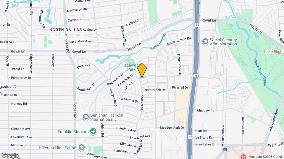 7508 Highmont St Map and Location Details