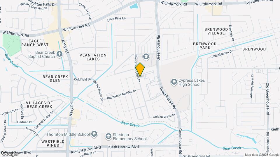 5710 Plantation Forest Dr Map and Location Details