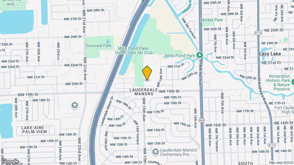 1490 NW 20th St, Unit 2 Map and Location Details