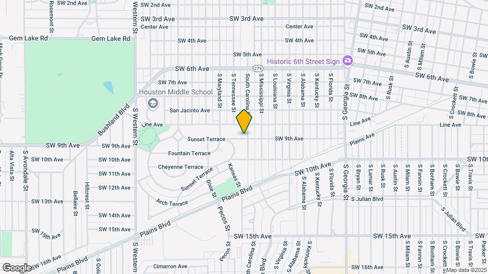 834 S Carolina St Map and Location Details