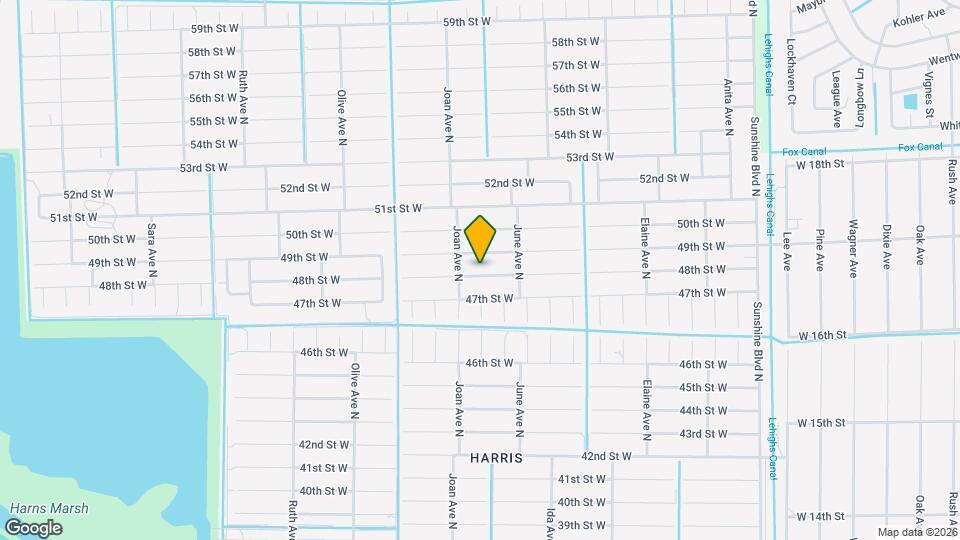 2912 48th St W Map and Location Details