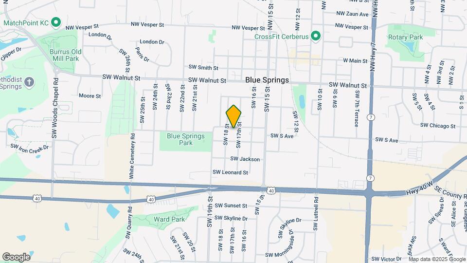 1702 SW McArthur St Map and Location Details