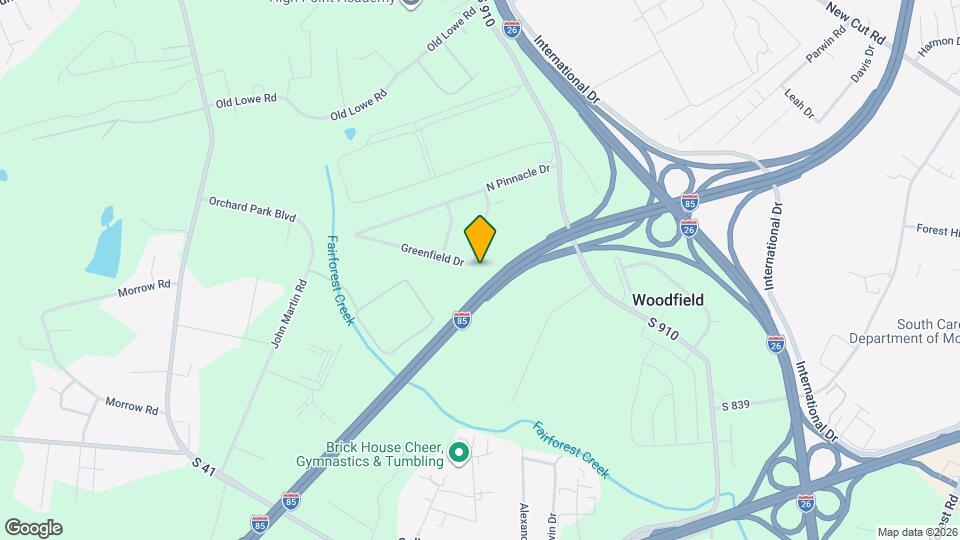 6345 Greenfield Dr Map and Location Details