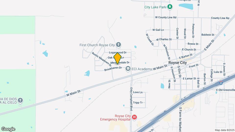 820 Brookhaven Dr Map and Location Details