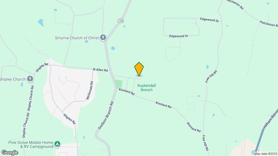 3485 Dodson Branch Rd Map and Location Details